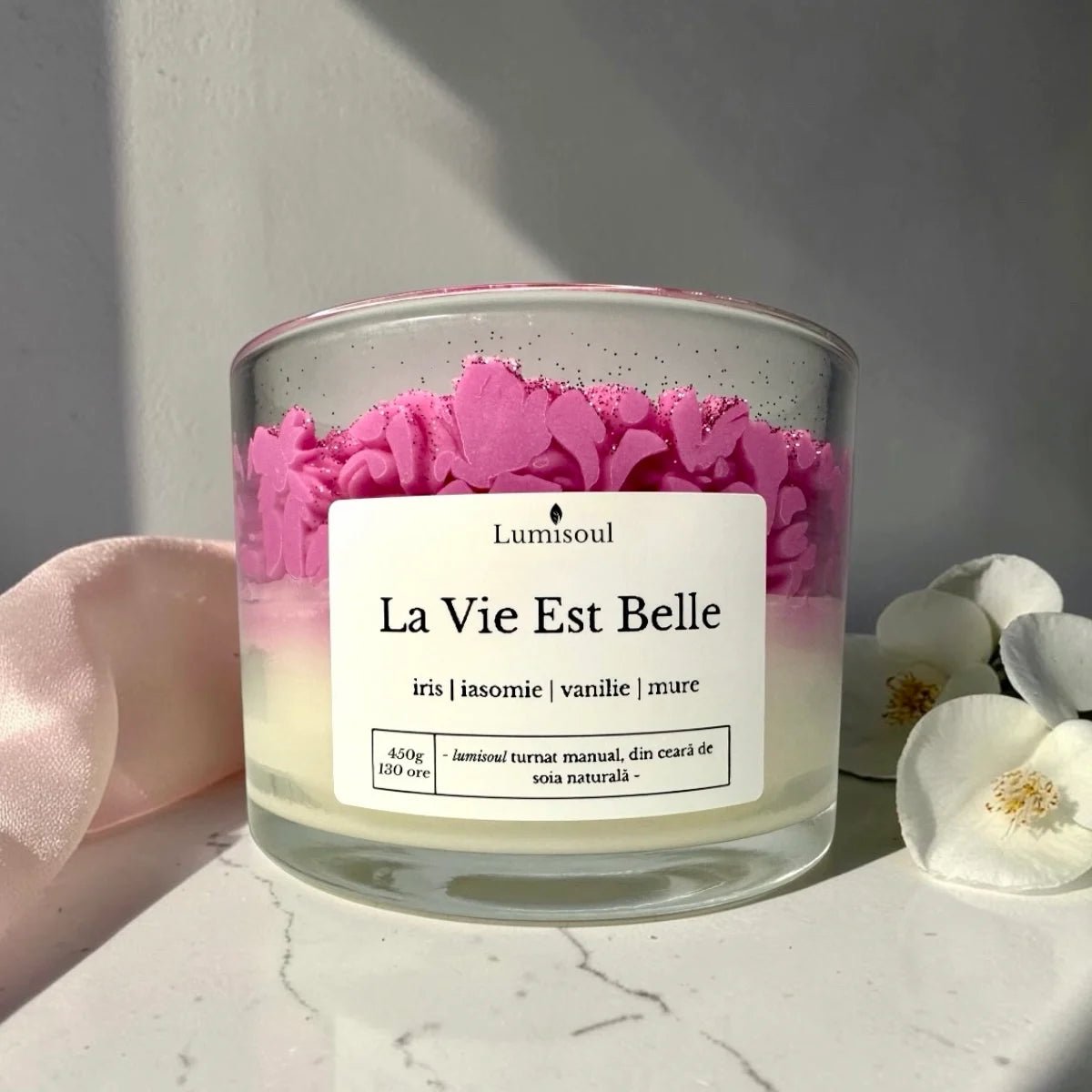 Lumânare Parfumată "La Vie Est Belle" | 450g - Lumisoul