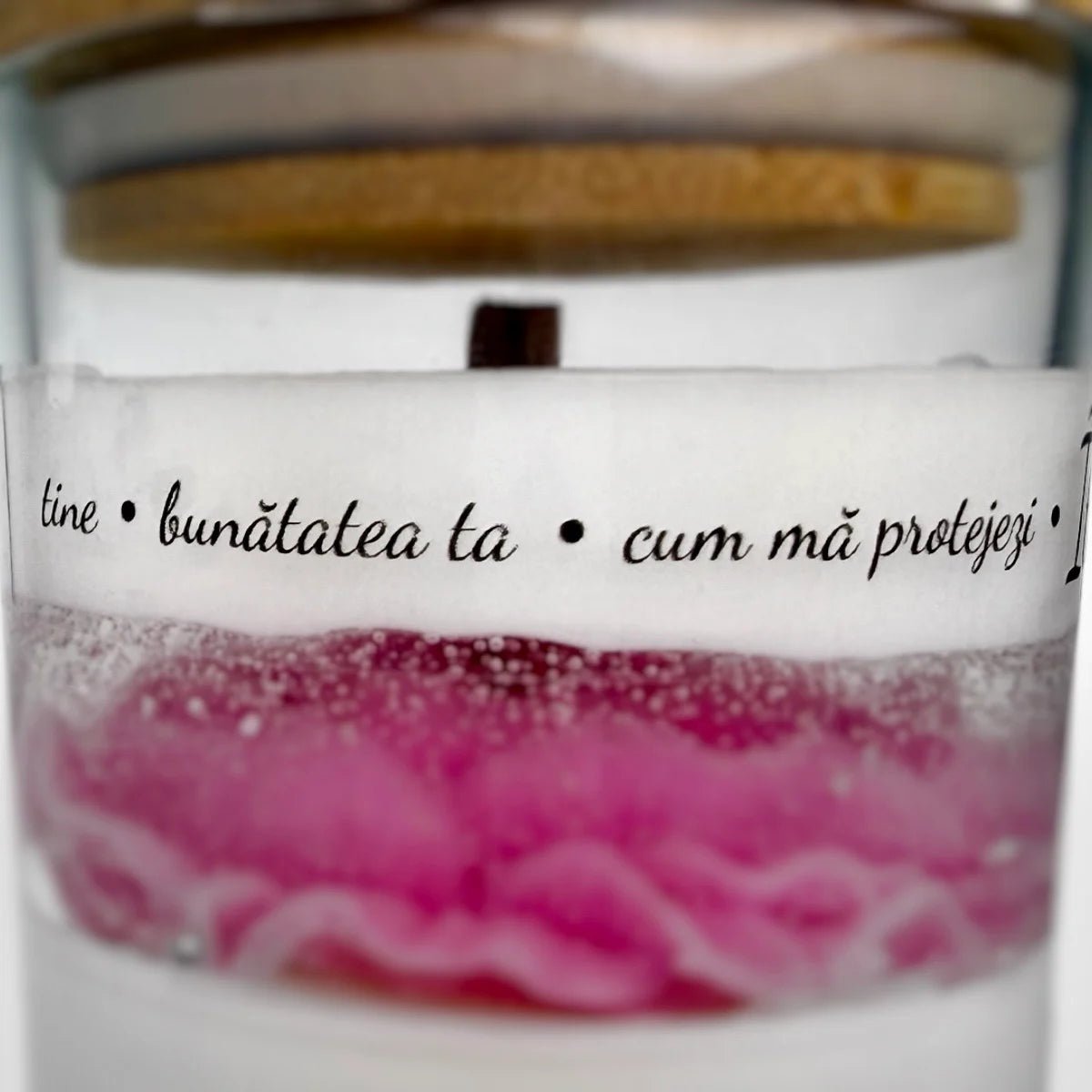 Eticheta lumânării Îți Mulțumesc Pentru.. — mesaj personalizat de mulțumire, cadou Ziua Mamei handmade Lumisoul