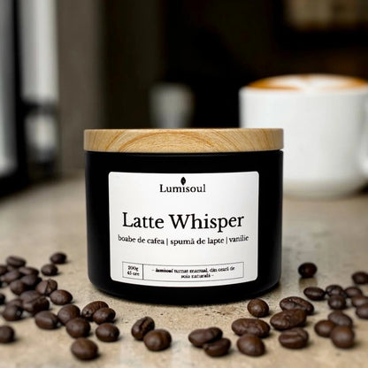 Lumânare Parfumată "Latte Whisper" | 200g - Lumisoul