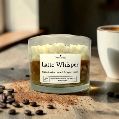 Lumânare Parfumată "Latte Whisper" | 450g - Lumisoul