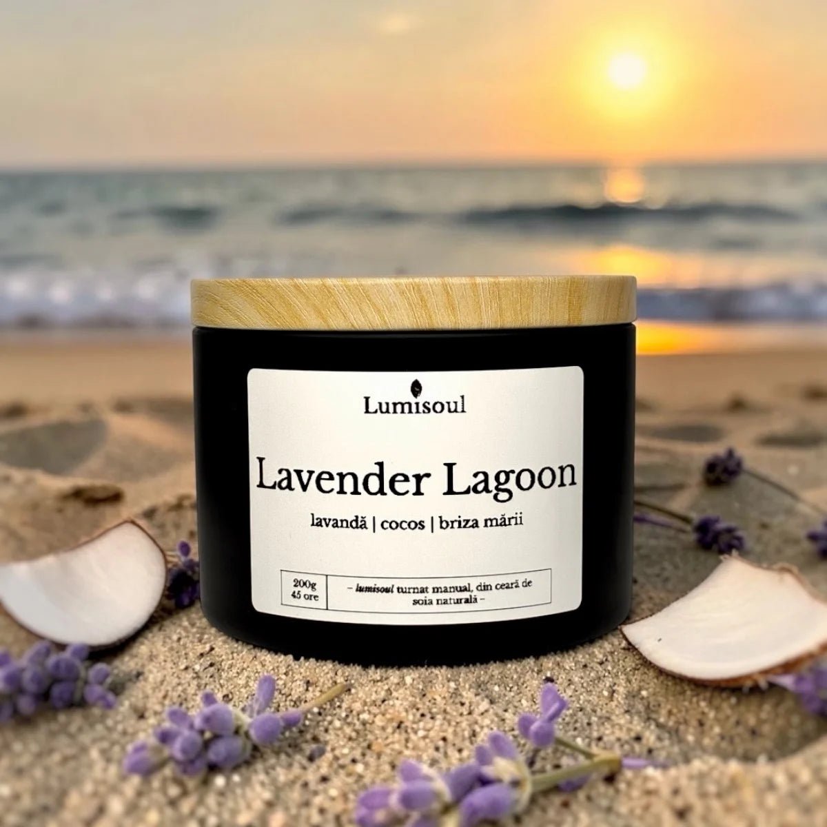 Lumânare Parfumată "Lavender Lagoon" | 200g - Lumisoul