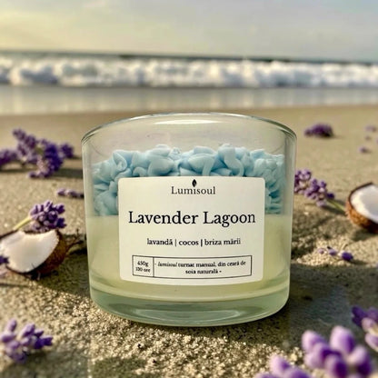 Lumânare Parfumată "Lavender Lagoon" | 450g - Lumisoul