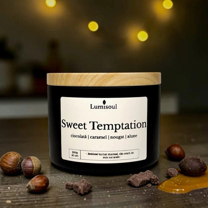 Lumânare Parfumată "Sweet Temptation" | 200g - Lumisoul