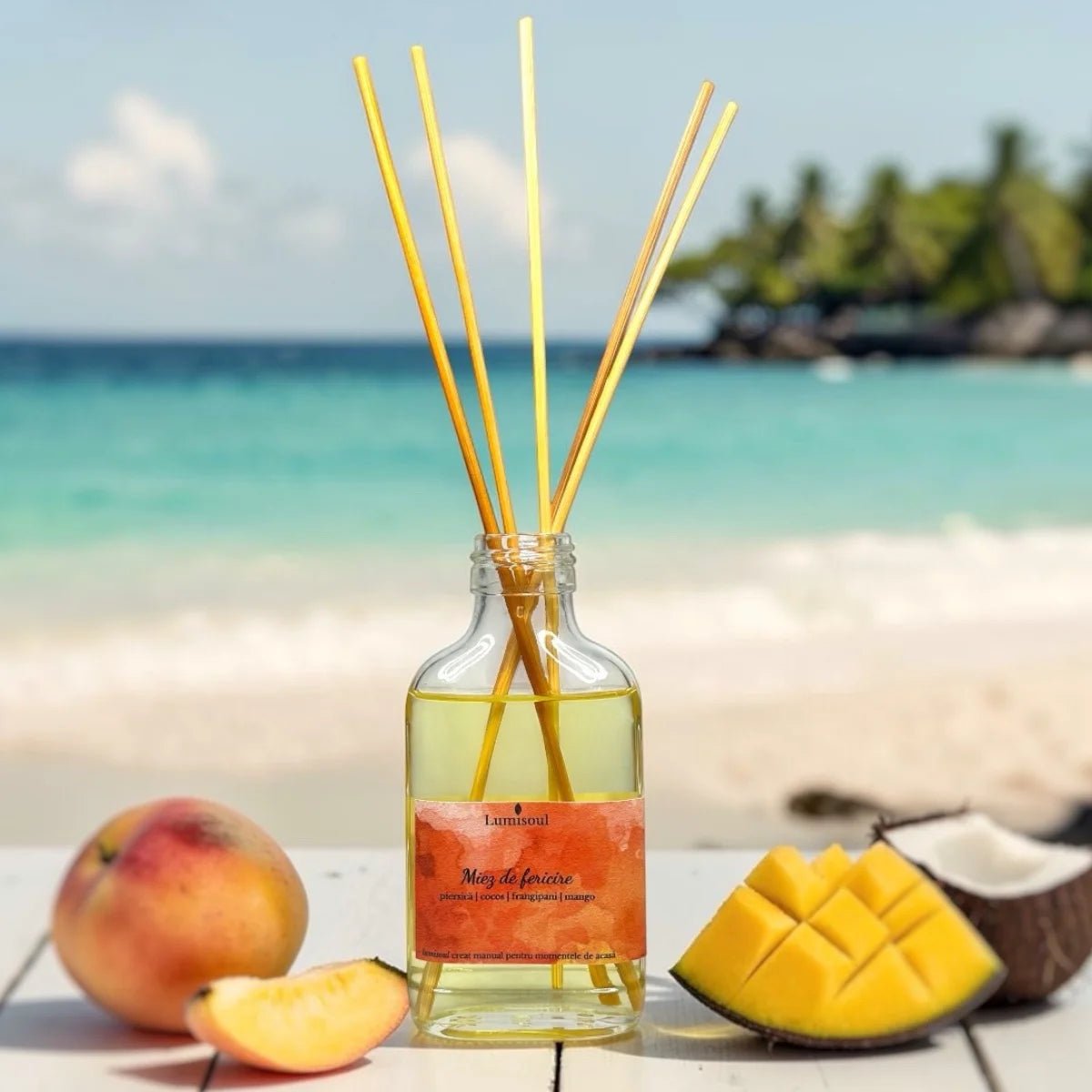 "Miez de Fericire" – Parfum de Cameră cu Bețișoare | 100ml - Lumisoul