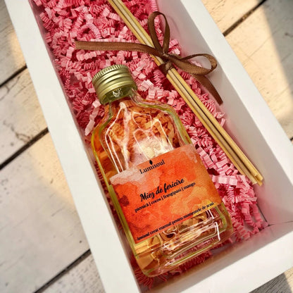"Miez de Fericire" – Parfum de Cameră cu Bețișoare | 100ml - Lumisoul