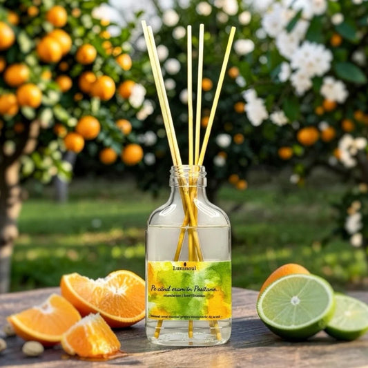 "Pe Când Eram în Positano.." – Parfum de Cameră cu Bețișoare | 100ml - Lumisoul