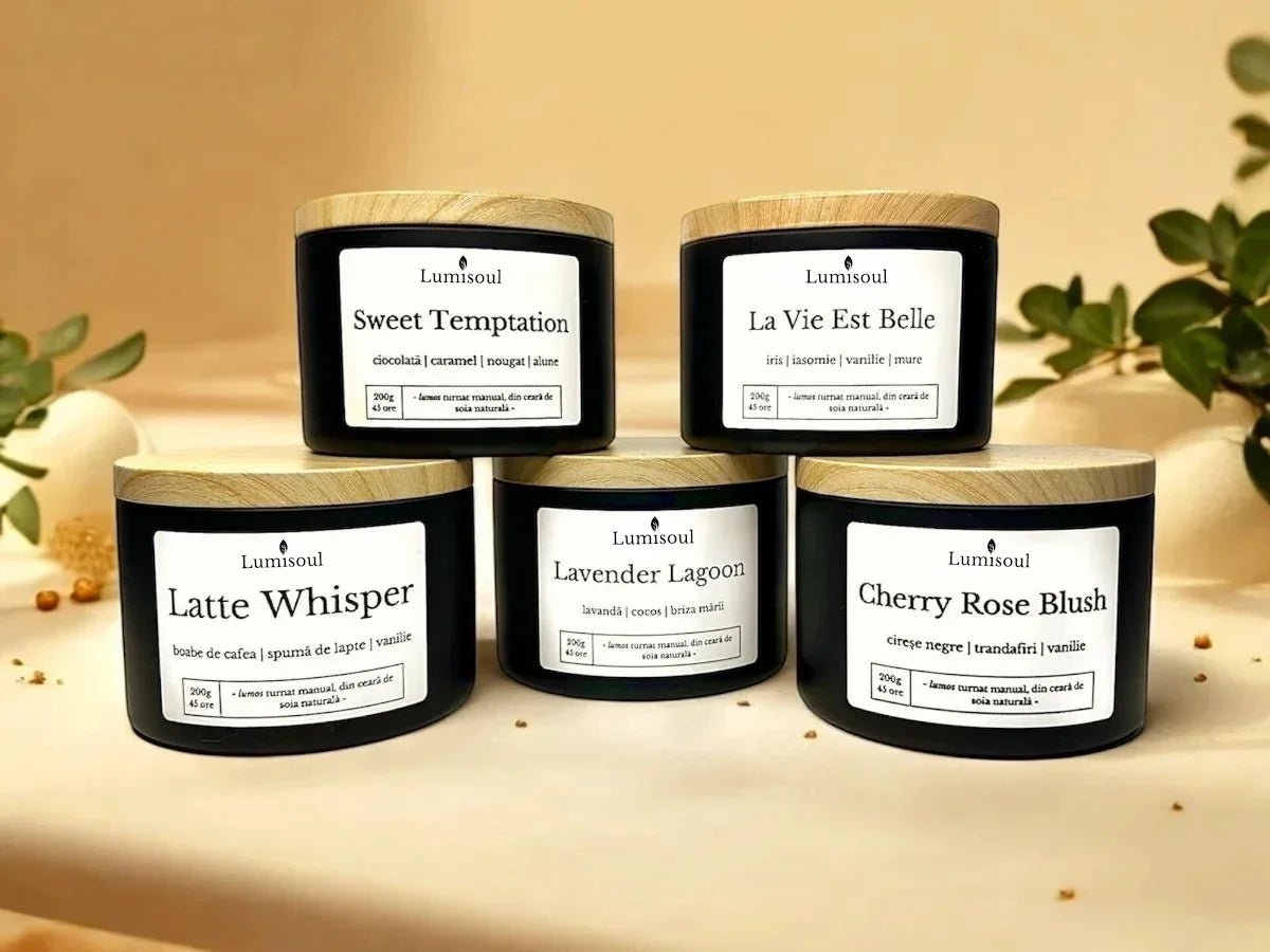 Set Triple Treat — 3 Lumânări Parfumate la Alegere | Lumisoul - Lumisoul
